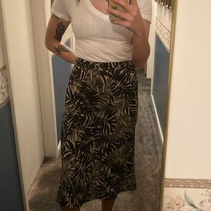 Long Patterned Skirt